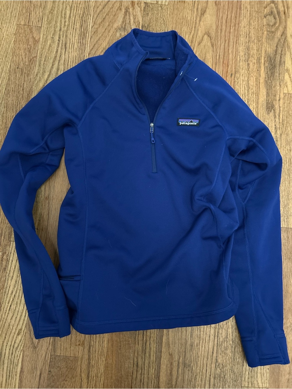 Patagonia women’s Quarter-Zip Fleece Pullover - Deep Blue
